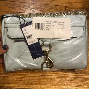 NWT Rebecca Minkoff Mini Mac bag with gold hardware